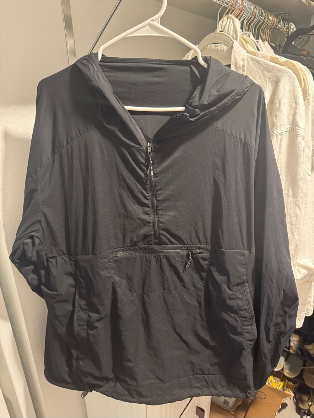 Lululemon Black Womens Half-zip - Winbreakbreaker Black Size XL MAKE OFFER
